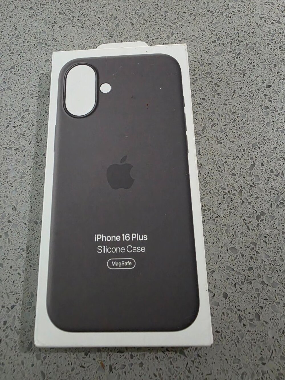 Apple iPhone 16 Plus Silicone Case with MagSafe - Stone Gray